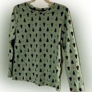 Women’s Christmas Sweater Beautiful Light Blue Xl